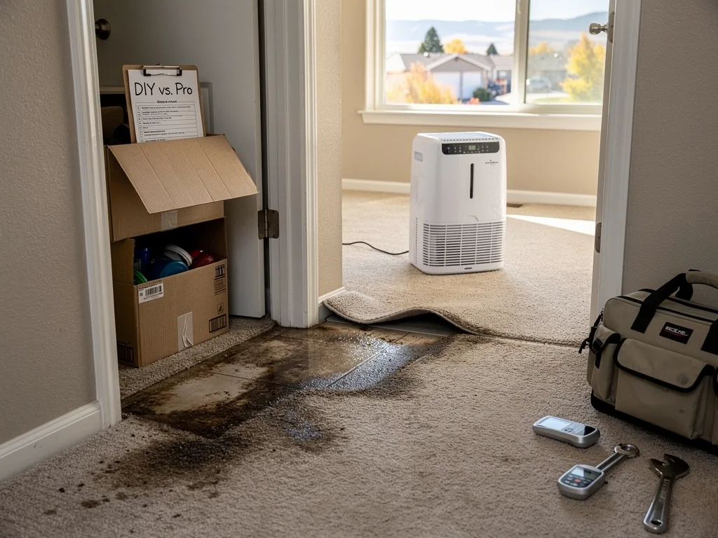 DIY vs. When to Call a Pro for Boise Water Damage